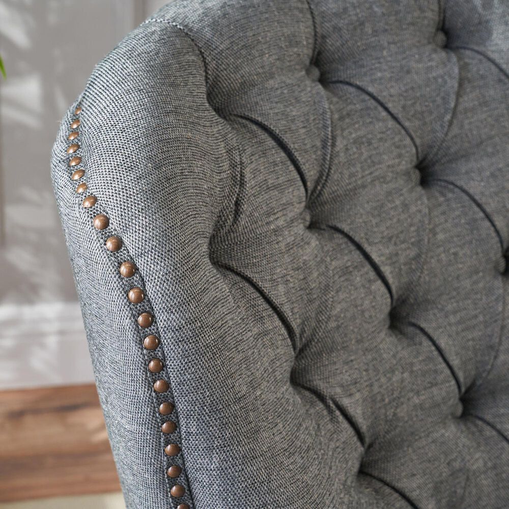Noble House Tafton Club Chair with Ottoman in Gray, , large