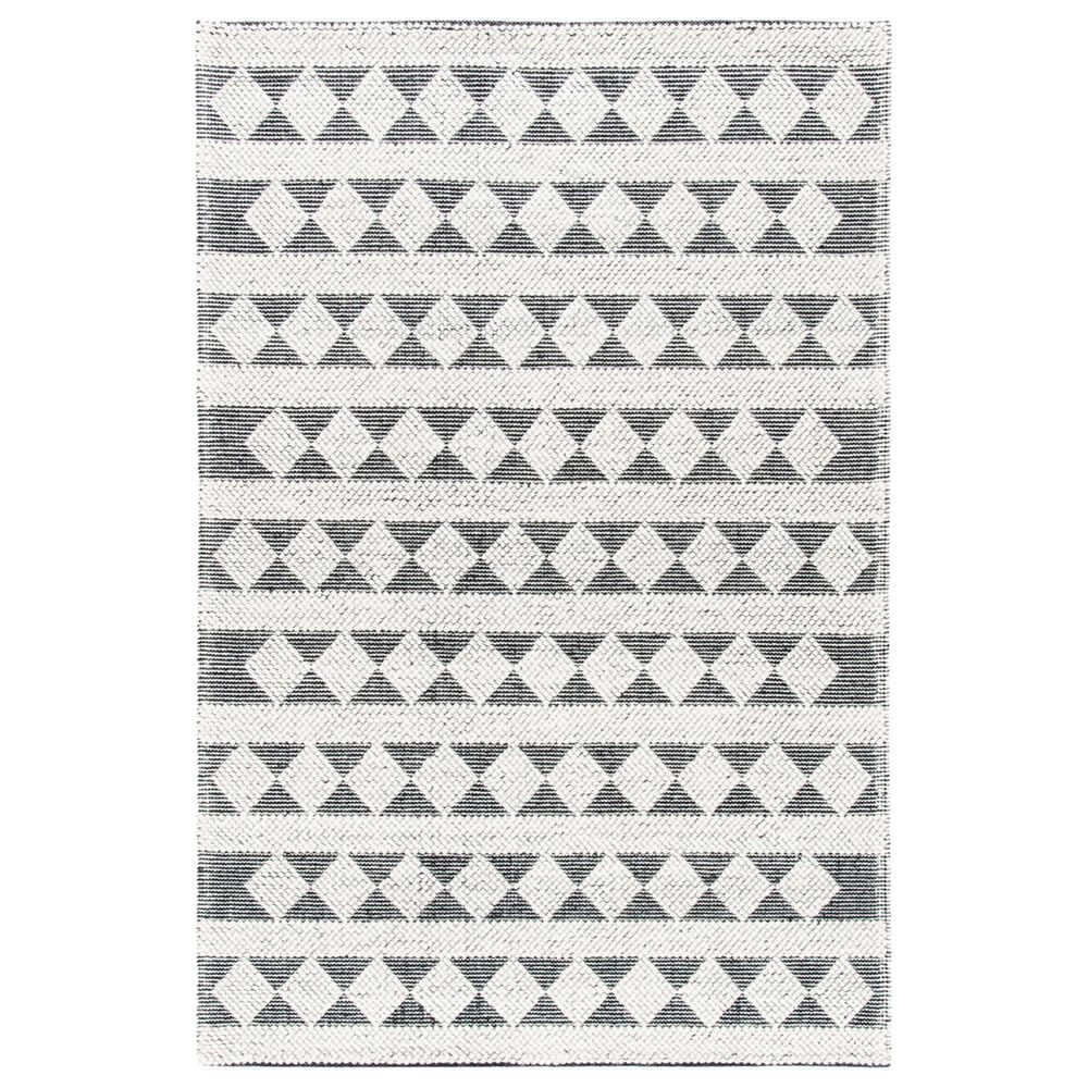 Safavieh Natura NAT481A 4" x 6" Ivory and Black Area Rug, , large
