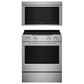 KitchenAid 2-Piece Kitchen Package with 30" Slide-In Smart Electric Range and 30" Over-the-Range Microwave Oven in PrintShield Stainless Steel, , large