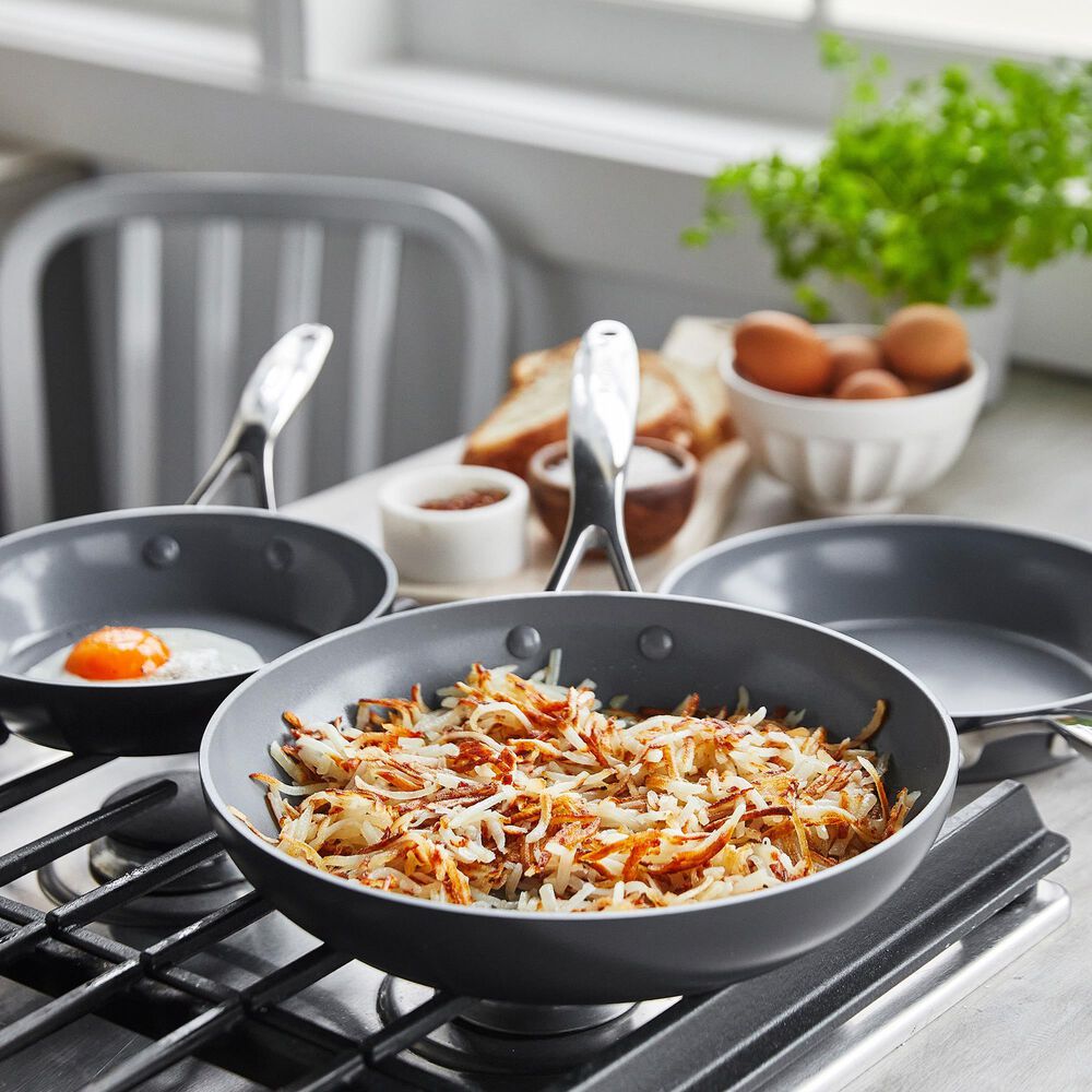Green Pan Valencia Pro 11-Piece Nonstick Cookware Set in Grey, , large