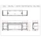 Legends Home Haven 81" Fireplace TV Stand in Bourbon Oak, , large