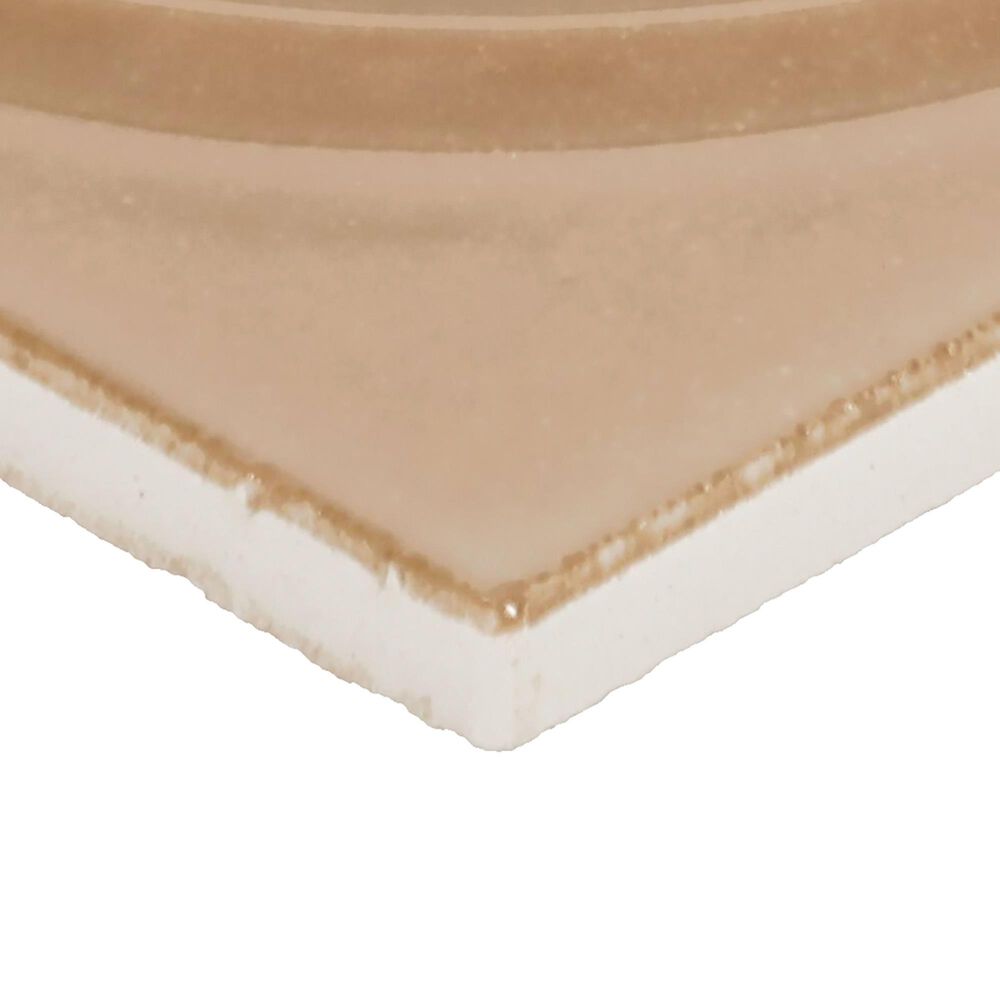 Dal-Tile Nu Bare Caramel 4" x 4" Square Circle Ceramic Tile, , large