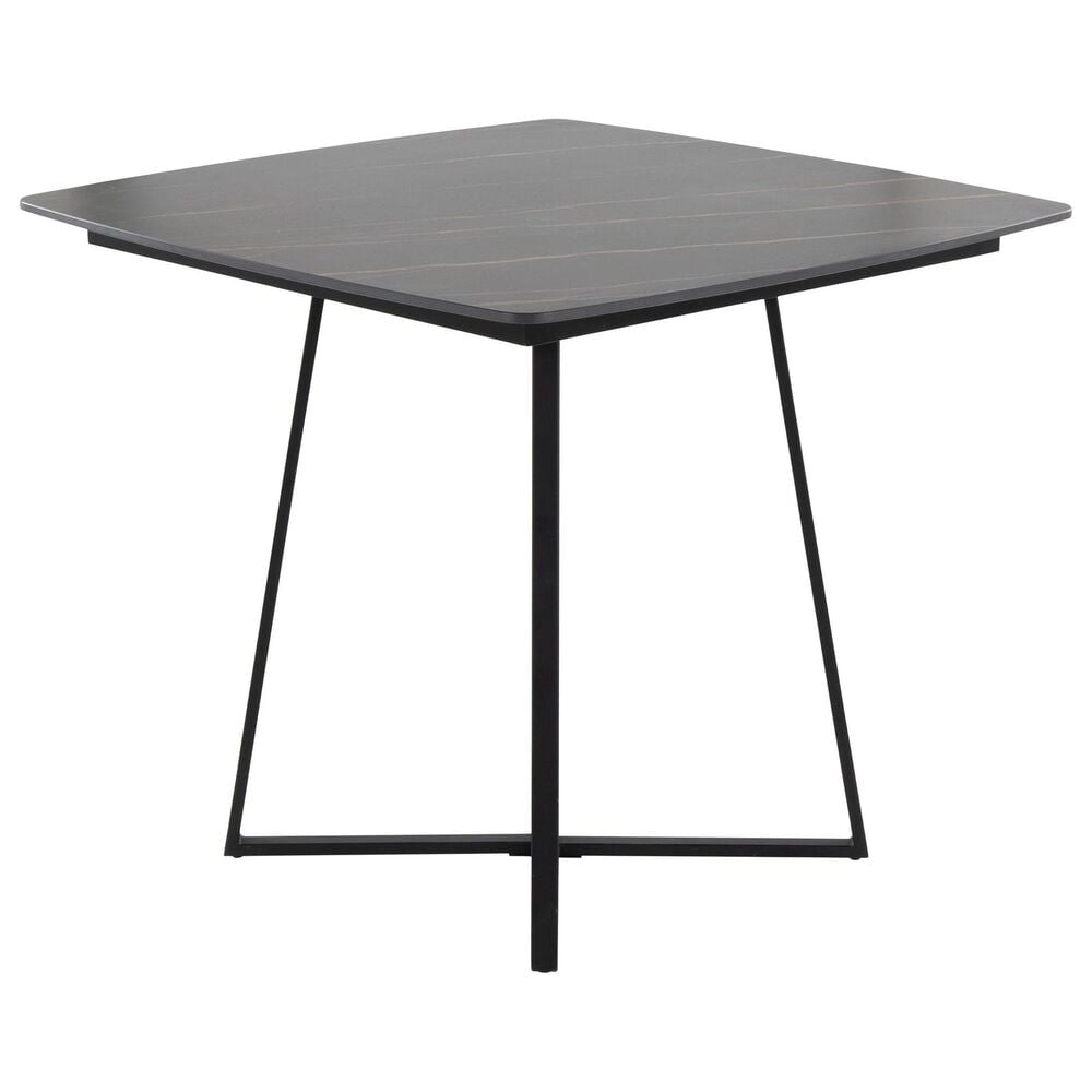 LumiSource Cosmo Square Dinette Table in Black - Table Only, , large