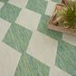 Nourison Positano Geometric Blue and Green 8" x 10" Indoor/Outdoor Area Rug, , large