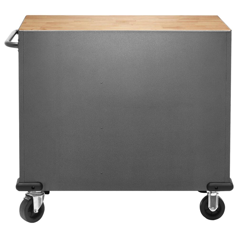 Gladiator 41&quot; 9-Drawer Mobile Tool Workbench with Wood Top in Hammered Granite, , large