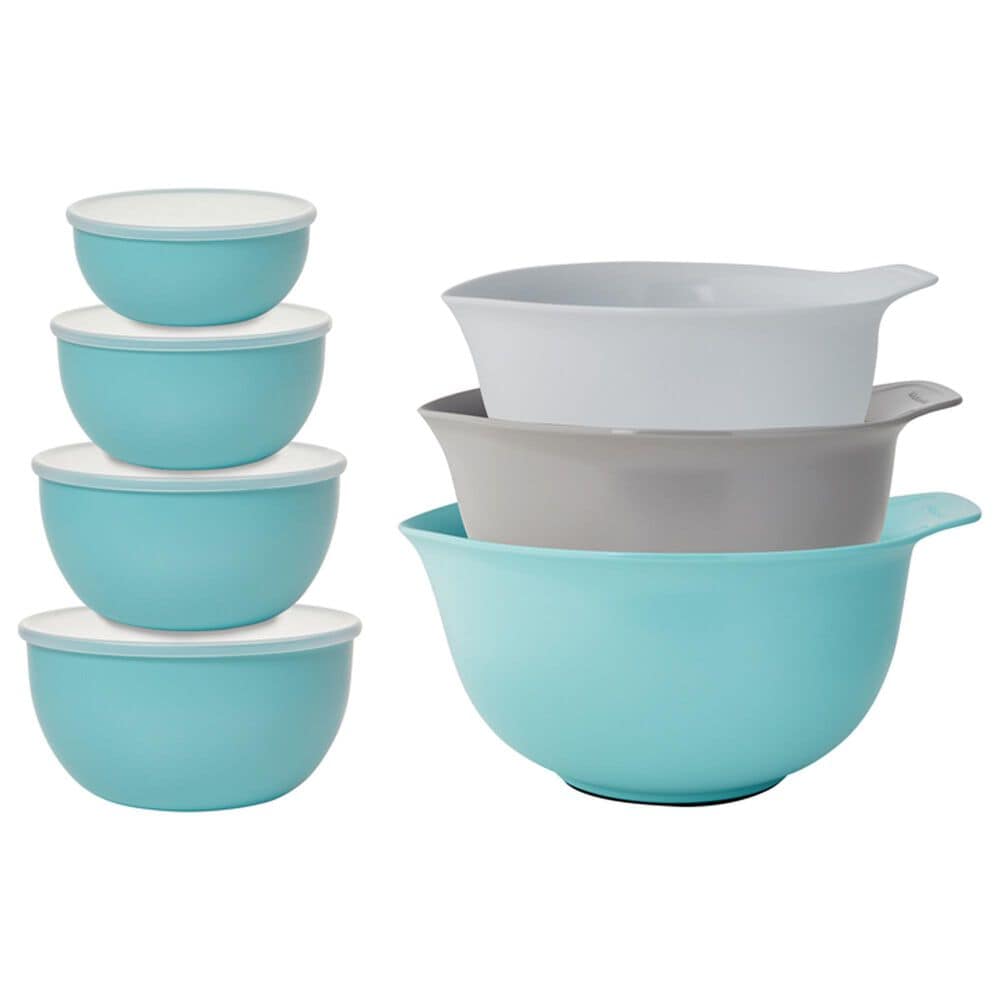KitchenAid 7-Piece Mixing and Prep Bowl Set in Aqua, , large