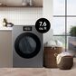 Samsung Bespoke 7.6 Cu. Ft. Ultra Capacity Front Load Electric Dryer with AI Home and AI OptiDry+ in Dark Steel, , large