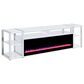 Mayberry Hill Midway 80" TV Console with Firelight in White, , large
