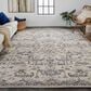 Feizy Fallon 10" x 14" Ivory and Gray Area Rug, , large