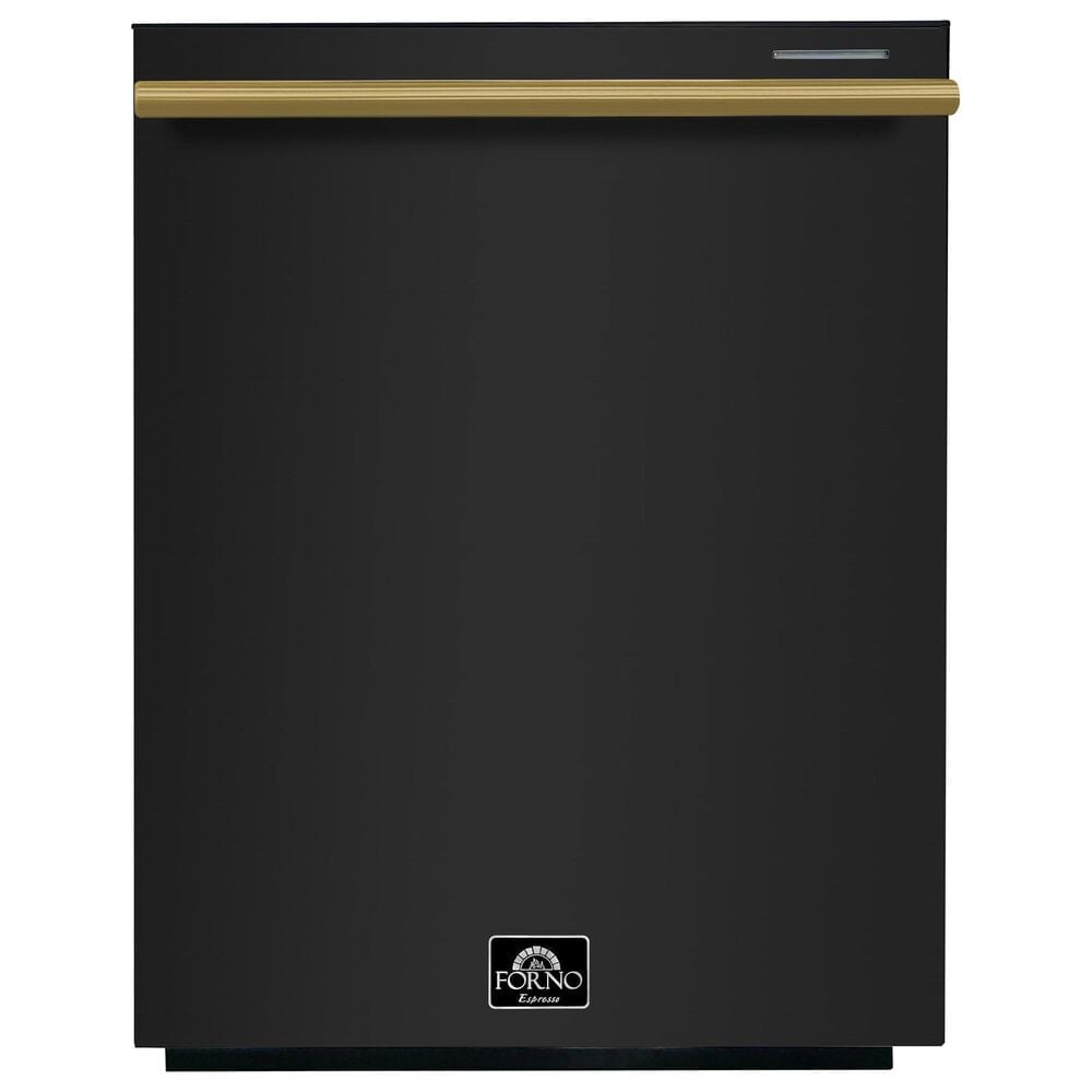 Forno Pozzo 24" Built-In Tall Tub Top Control Dishwasher with 49 dBA in Black, , large