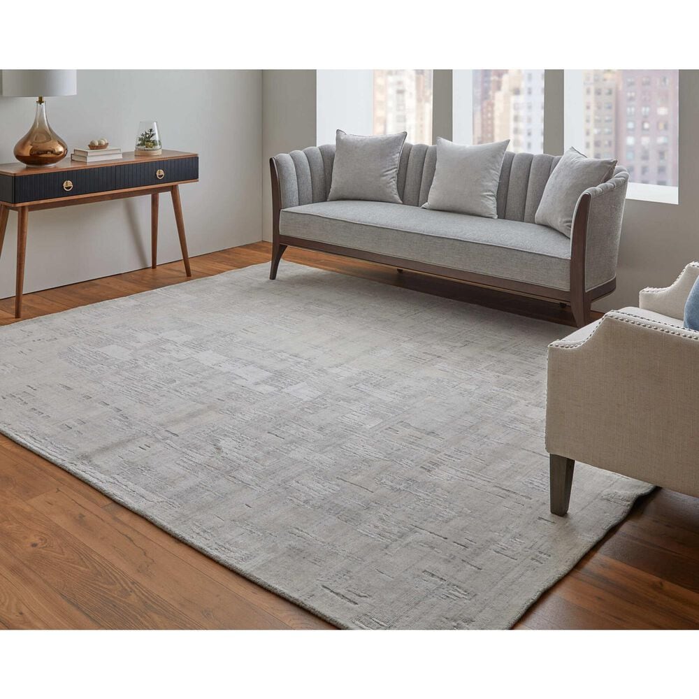 Feizy Eastfield 69ACF 3&#39; x 5&#39; Beige Area Rug, , large