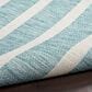 Nourison Positano POS03 Aqua and Ivory 4" x 6" Indoor/Outdoor Area Rug, , large