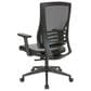 OSP Home Office Chair with Faux Leather Seat in Black, , large