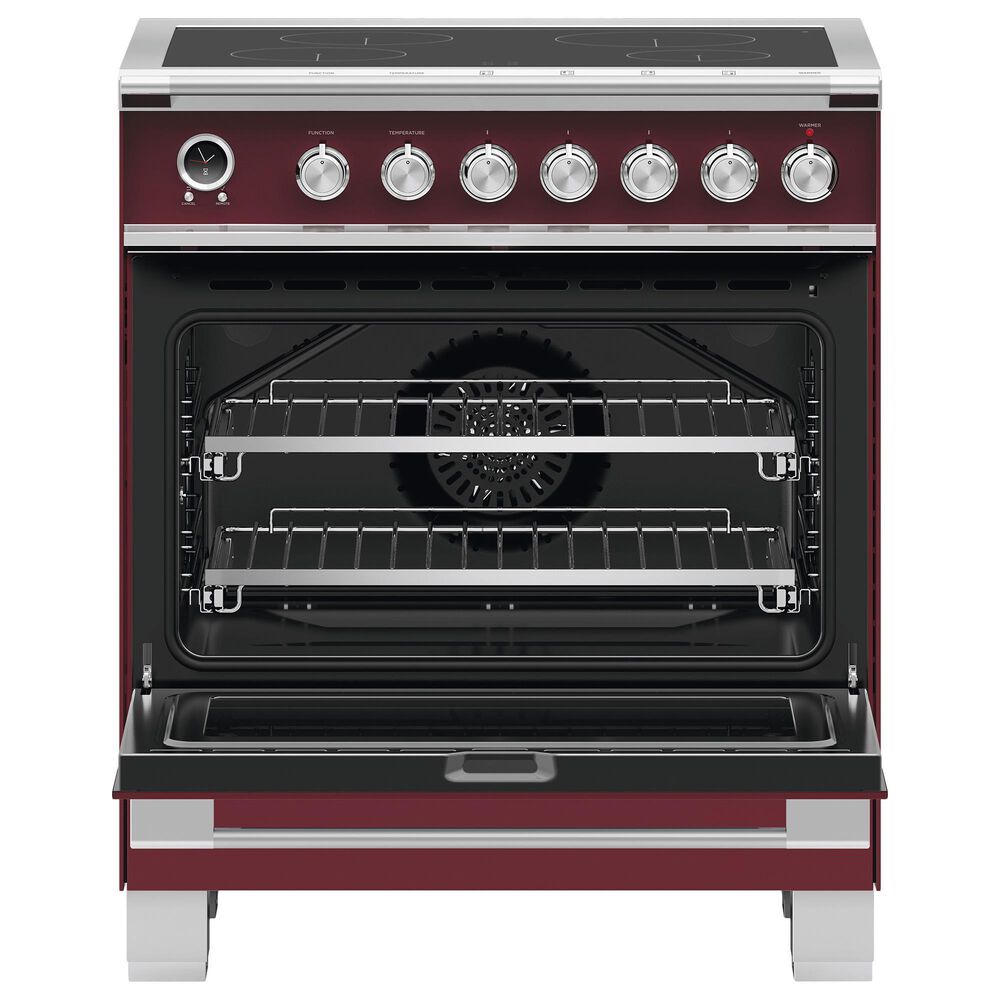Fisher &amp; Paykel 30&quot; Classic Induction Range with 4 Burners in Red, , large