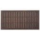 Hearth and Haven 3-Piece Outdoor Courtyard Table and Bench Set in Dark Brown, , large