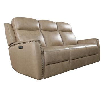 Bassett Douglas Leather Power Reclining Sofa in Wheat, , large