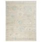 Nourison Odessa Ivory, Grey and Blue Multicolor 7"9" x 9"9" Area Rug, , large