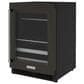 KitchenAid 24" Beverage Center with Right Hinge and Metal-Front Racks in Black Stainless Steel, , large