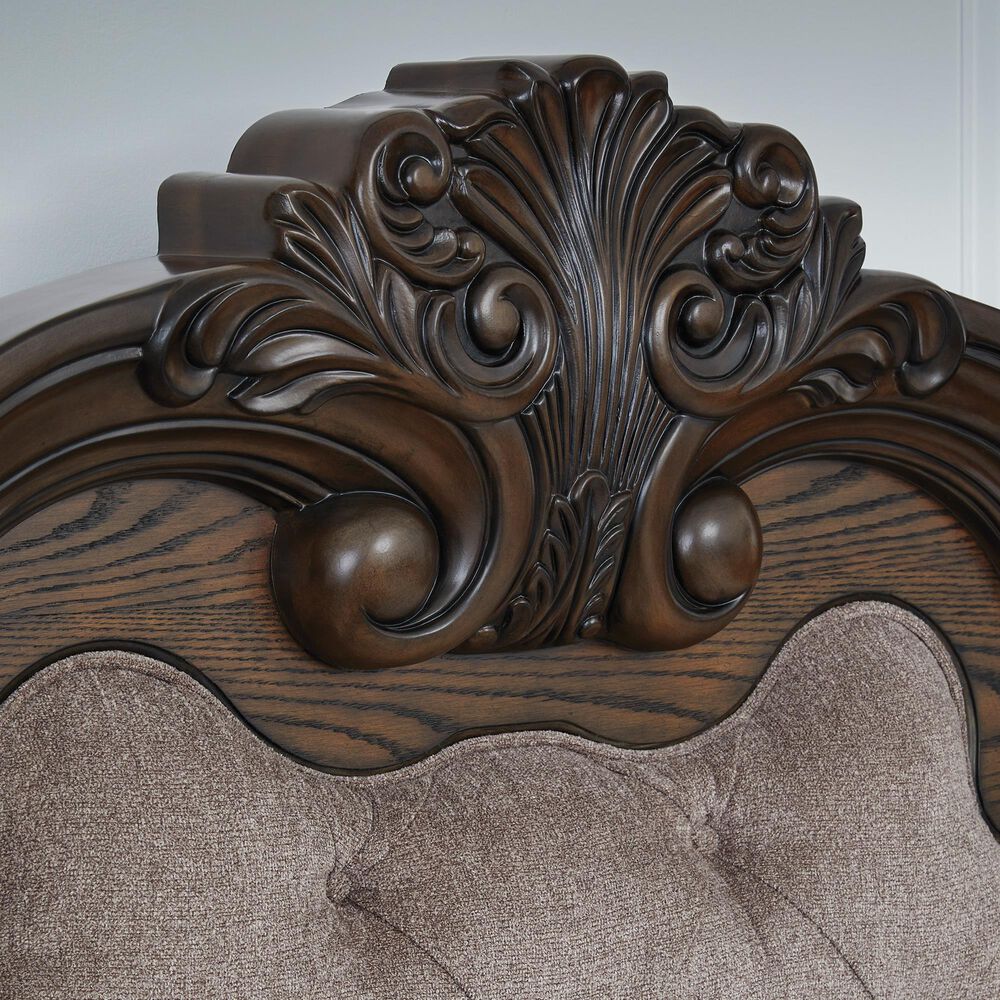 Millenium Maylee California King Upholstered Bed in Dark Brown, , large