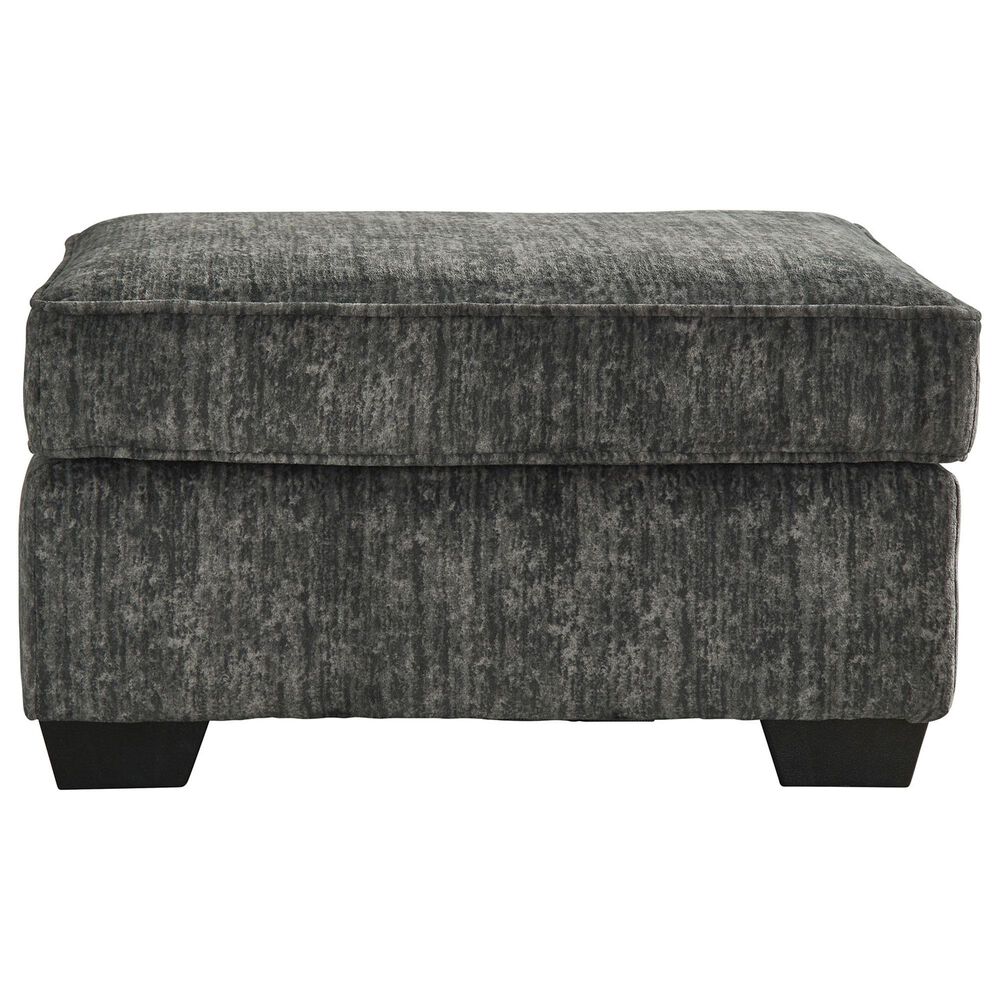 Ashley Lonoke Ottoman in Gunmetal, , large