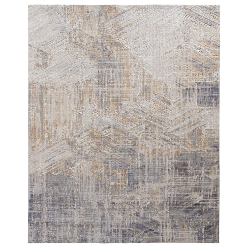 Feizy Laina 3" x 5" Gray and Beige Area Rug, , large