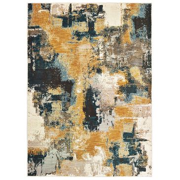 Oriental Weavers Sedona 9593A 3"10" x 5"5" Blue Area Rug, , large