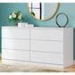 Ashley Onita 6-Drawer Dresser in White, , large