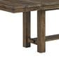 Ashley Moriville Trestle Dining Table and 6 Side Chairs in Grayish Brown, , large
