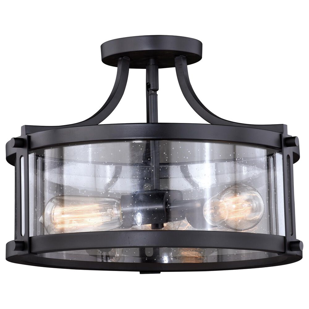 Vaxcel Holbrook 3-Light Semi Flush Mount in Noble Bronze, , large