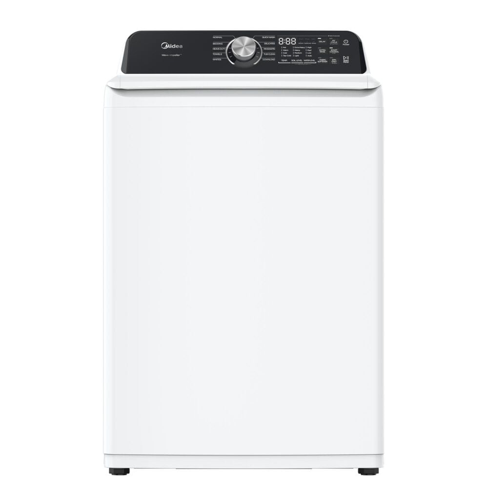 Midea 4.5 Cu.Ft. Smart Top Load Washer with Wave Impeller, , large