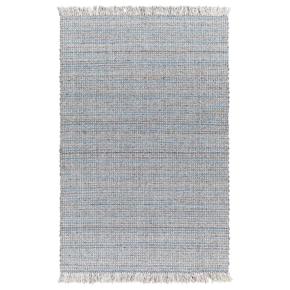 Surya Sara SRU-2300 2" x 3" Light Slate, Charcoal, Brown, Seafoam, Medium Gray, Teal, Pewter Area Rug, , large