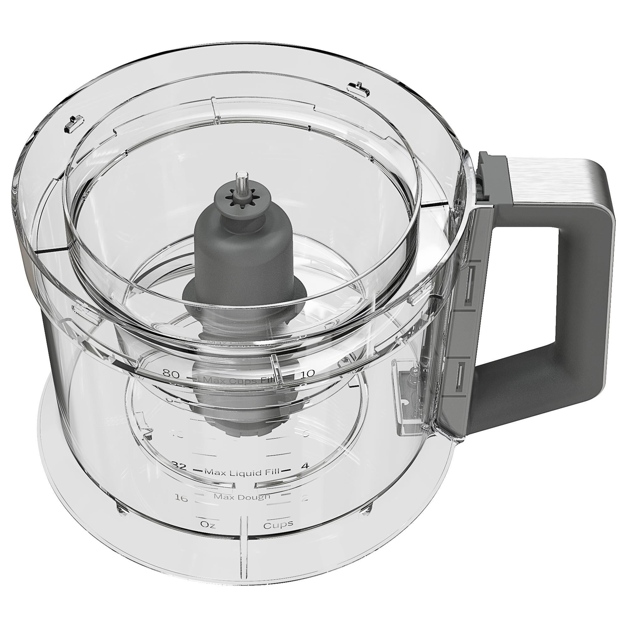 GE Appliances 12 Cup Food Processor with Accessories in Stainless