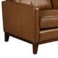 Italiano Furniture Weston Leather Chair in Highland Brown (Set of 2), , large
