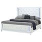 Global Furniture USA Alina King Panel Bed with LED in White, , large