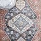 Safavieh Jasmine 9" x 12" Rust and Navy Area Rug, , large