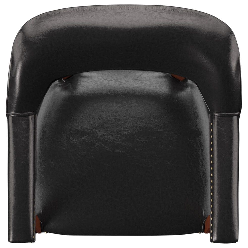 Crystal City Tournament Faux Leather Arm Chair in Rich Cherry, , large