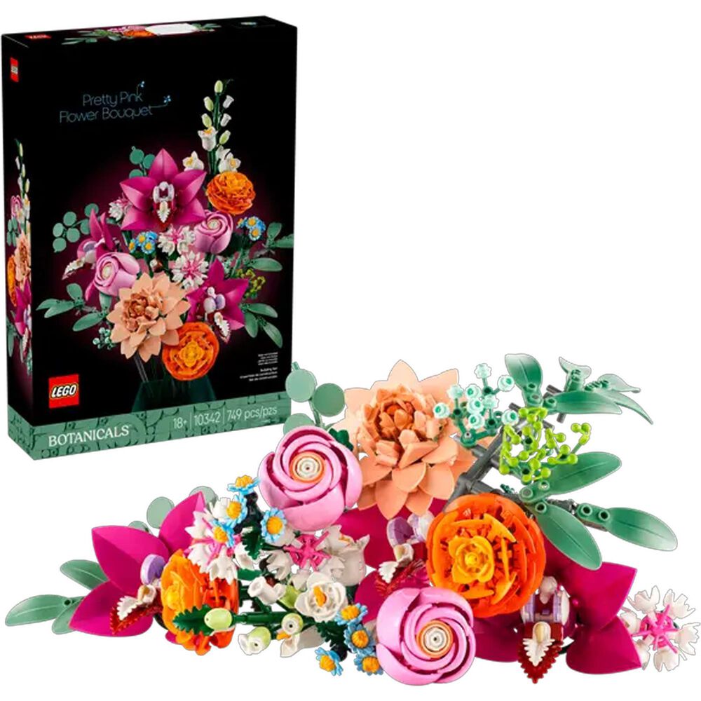 LEGO Botanicals Pretty Pink Flower Bouquet, , large