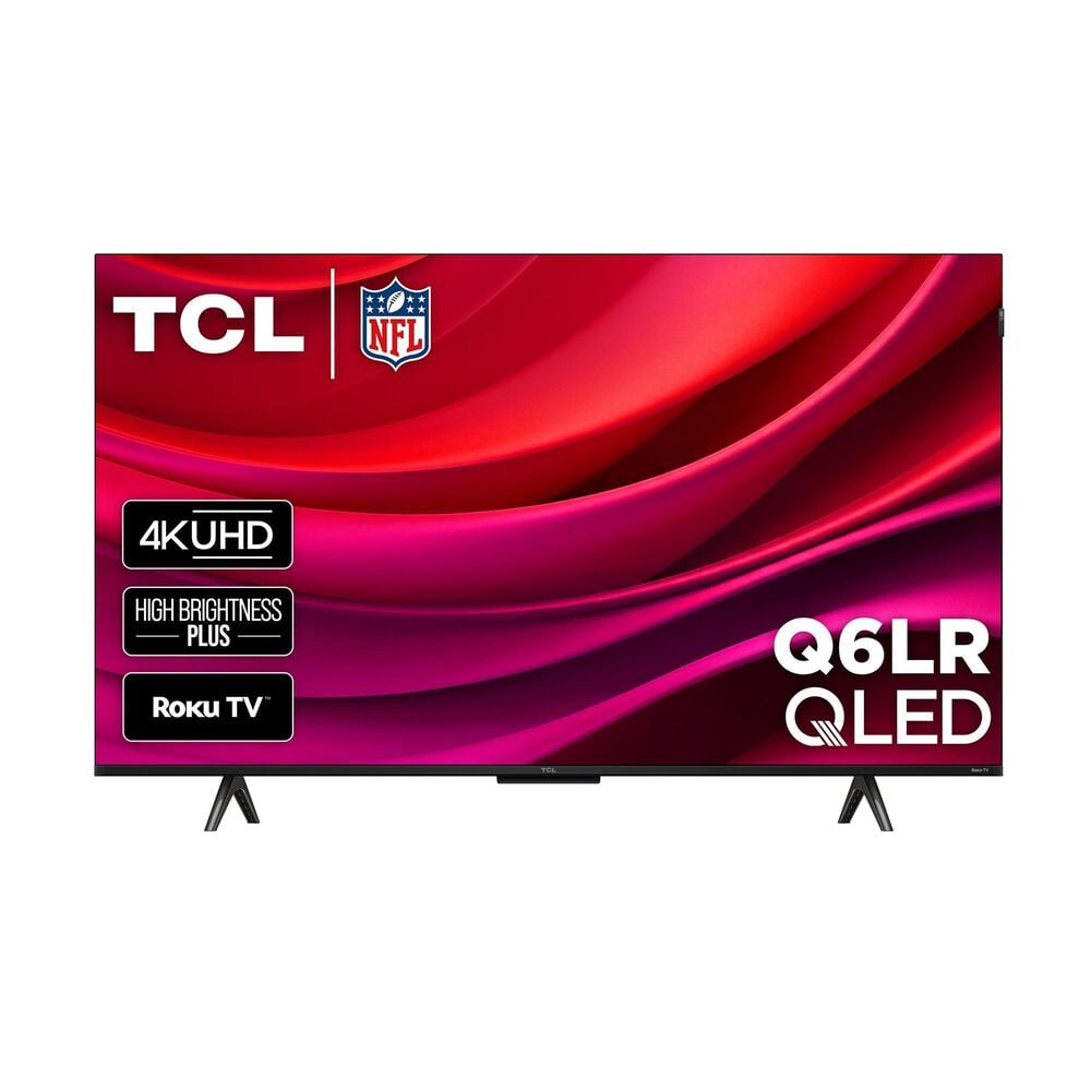 TCL 43" Class Q6LR Series 4K QLED Smart TV with Roku TV, , large