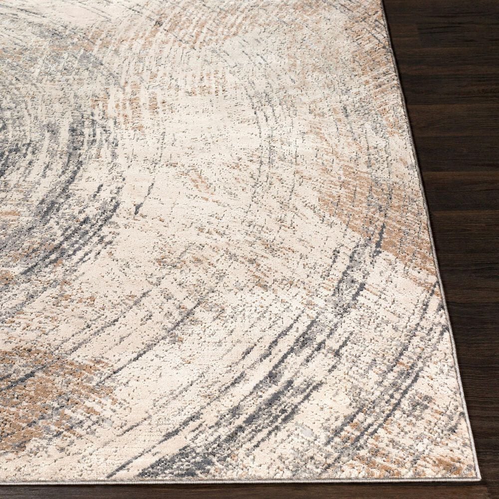 Surya Alpine 7&#39;10&quot; x 10&#39;2&quot; Charcoal, Medium Brown, Taupe, Gray and Light Gray Area Rug, , large