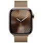 Apple Watch Series 10 GPS + Cellular 42mm Gold Titanium Case with Gold Milanese Loop, , large