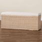 Baxton Studio Barid Rectangle Storage Bench in Natural, , large