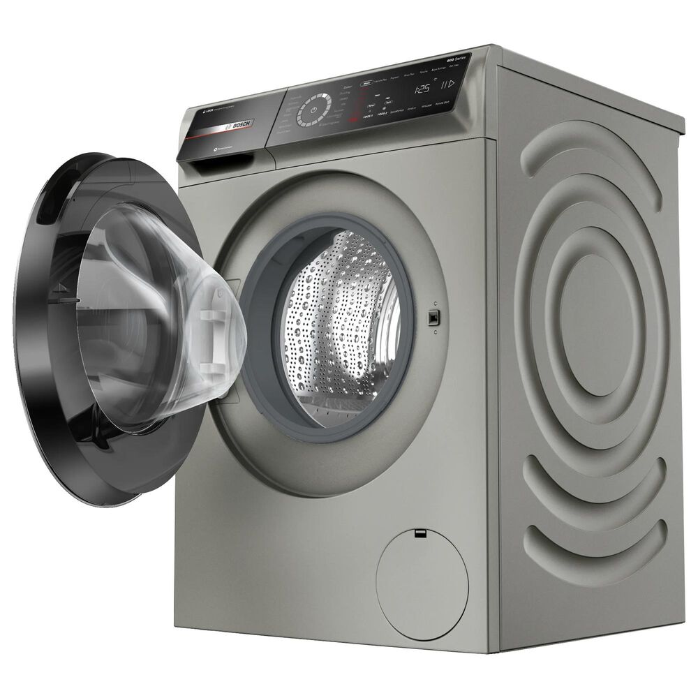 Bosch 800 Series 2.4 Cu. Ft. Front Load Compact Washer in Pearl Steel, , large