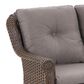 Sunwell Garden 2-Seater Patio Loveseat with Floral Armrests in Gray, , large