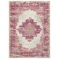 Nourison Passion PSN03 6"7" x 9"6" Ivory and Fuchsia Area Rug, , large
