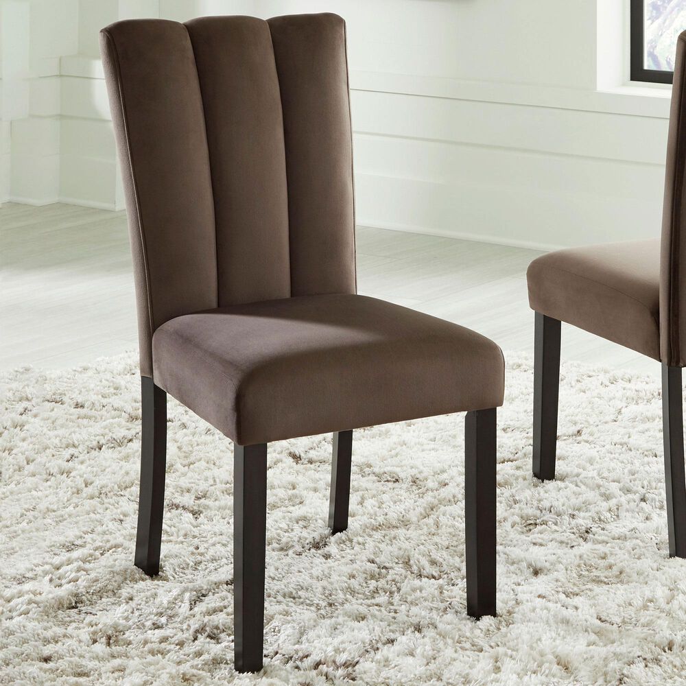 Ashley Jeshina Side Chair in Dark Brown, , large