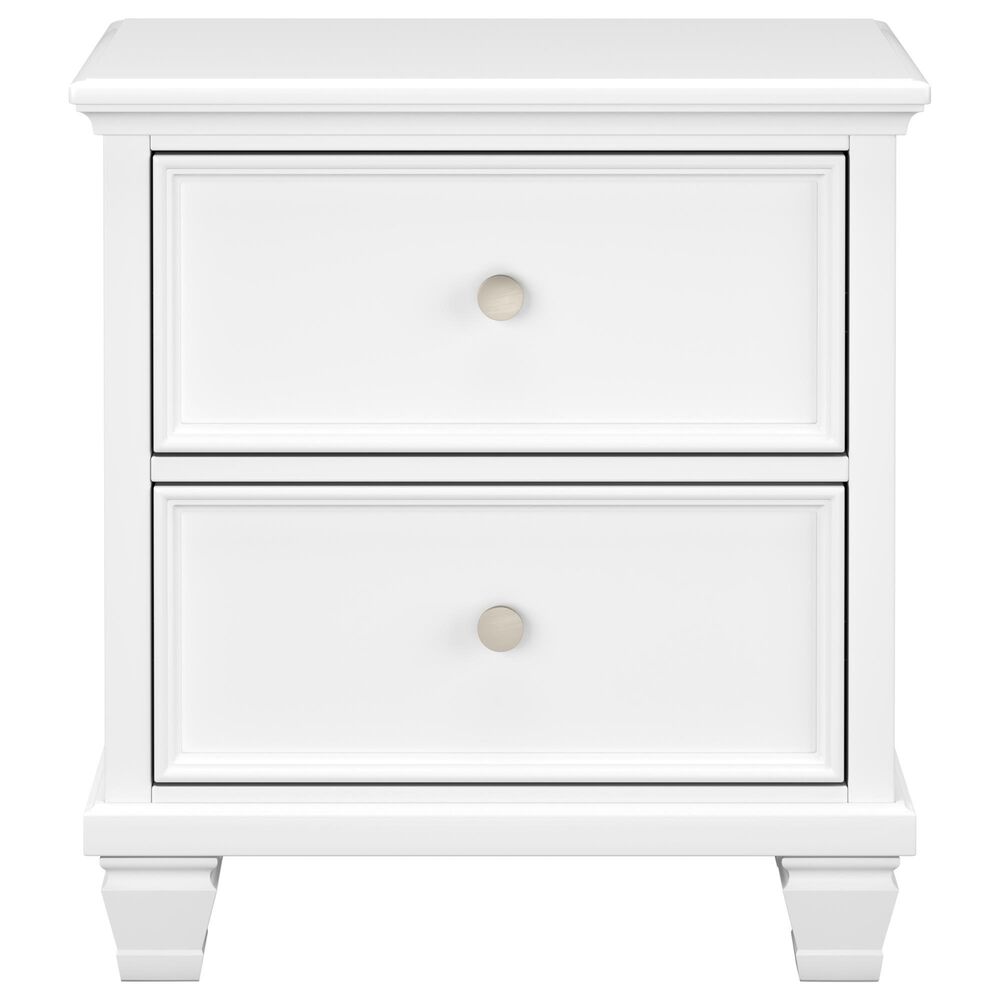 Ashley Fortman 4-Piece Full Bedroom Set in White, , large