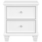 Ashley Fortman 4-Piece Full Bedroom Set in White, , large