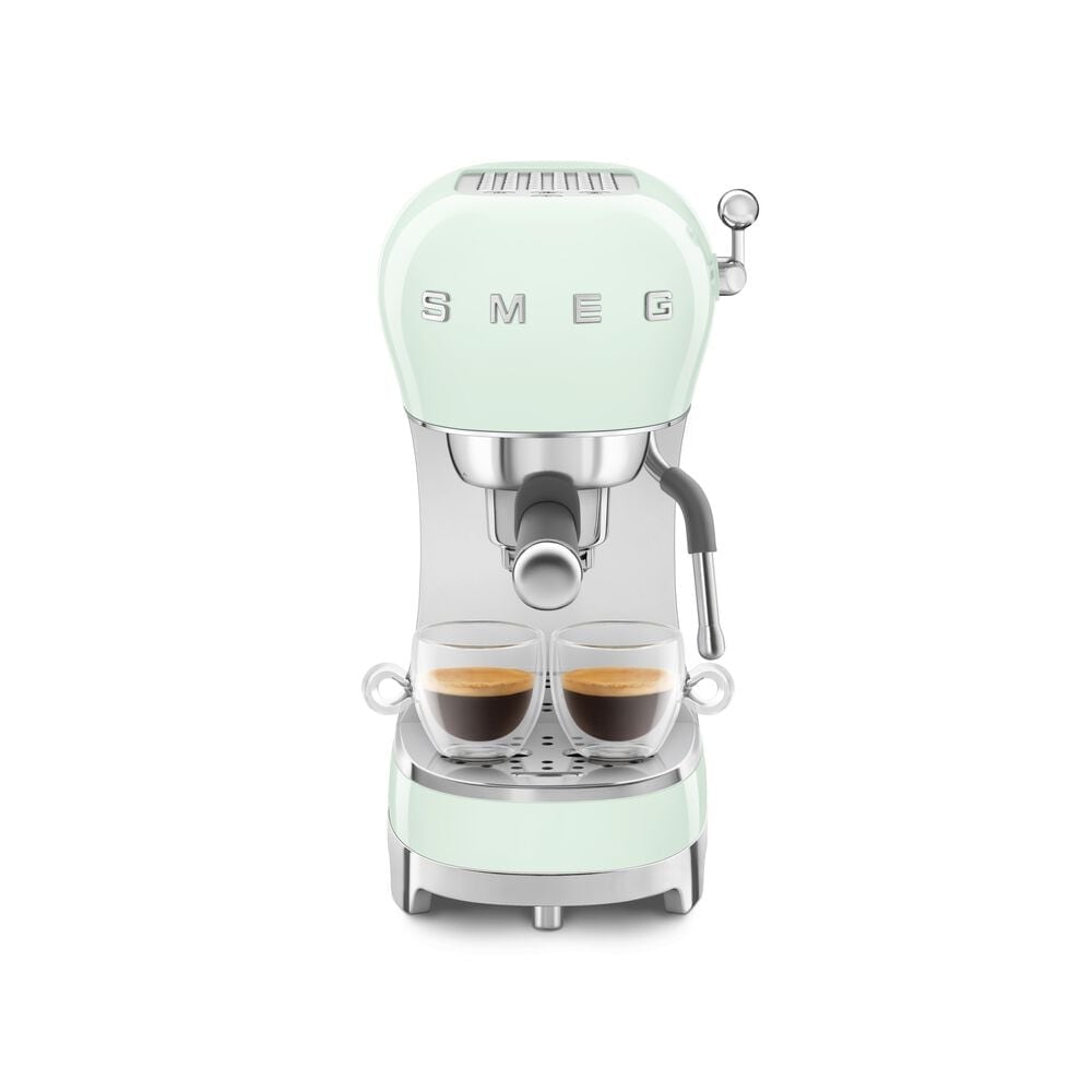 SMEG Espresso Manual Coffee Machine in Pastel Green, , large
