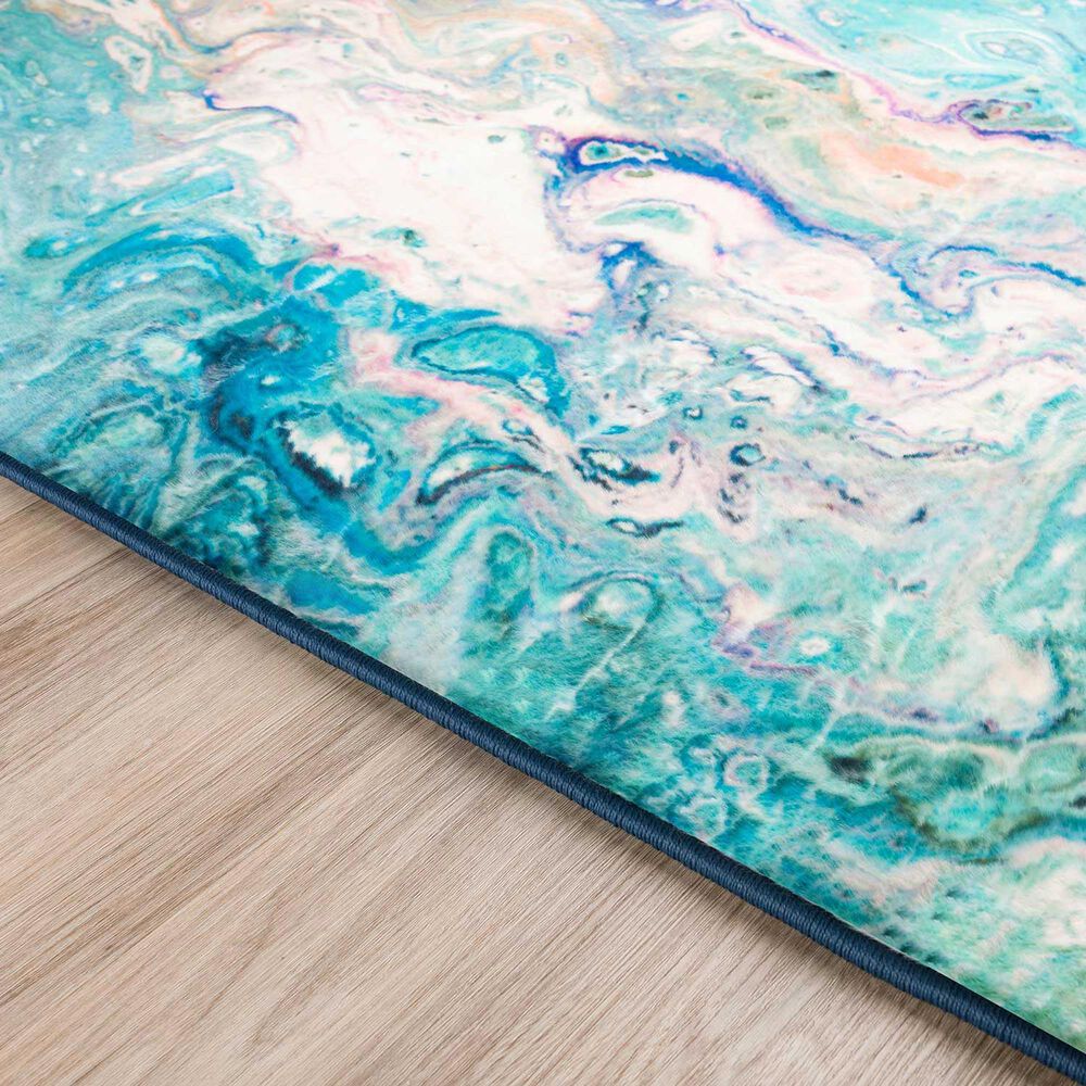 Dalyn Rug Company Kikiamo 3&#39; x 5&#39; Lagoon Area Rug, , large