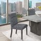 Global Furniture USA Upholstered Dining Side Chair in Grey Fabric, , large